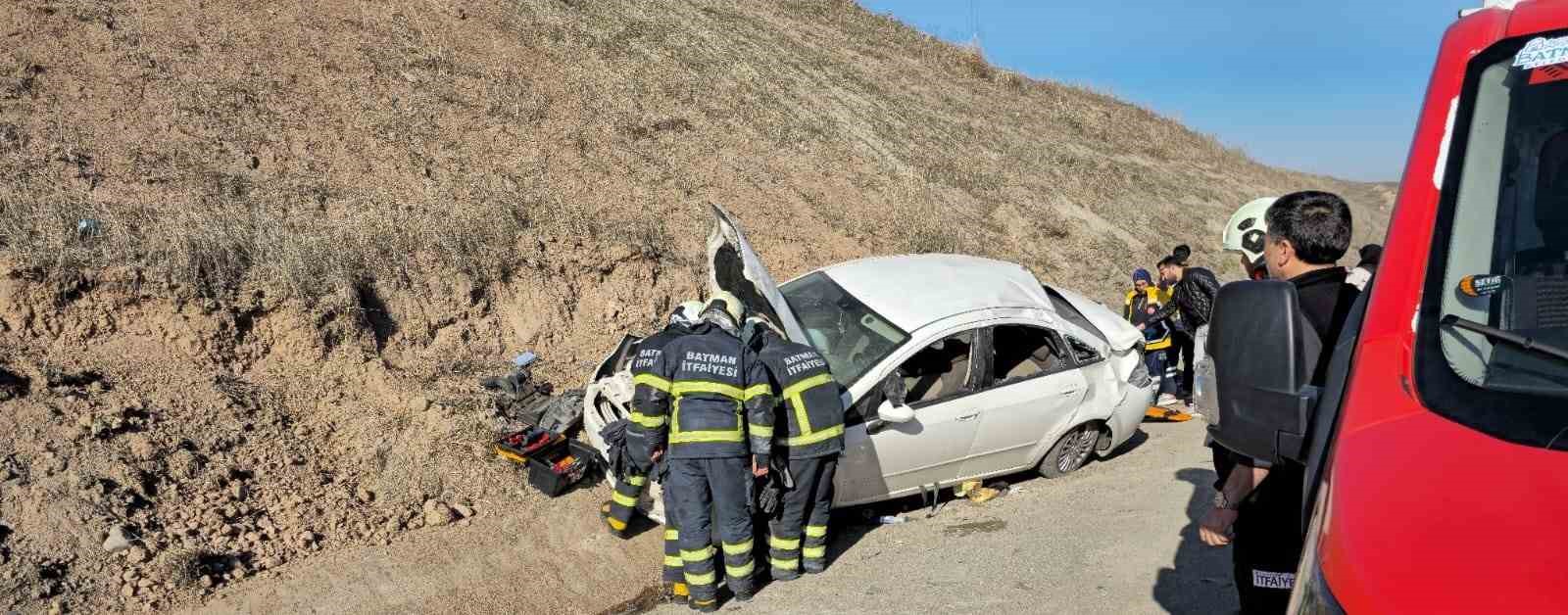 Diyarbakır’da otomobil takla attı: 6 yaralı
