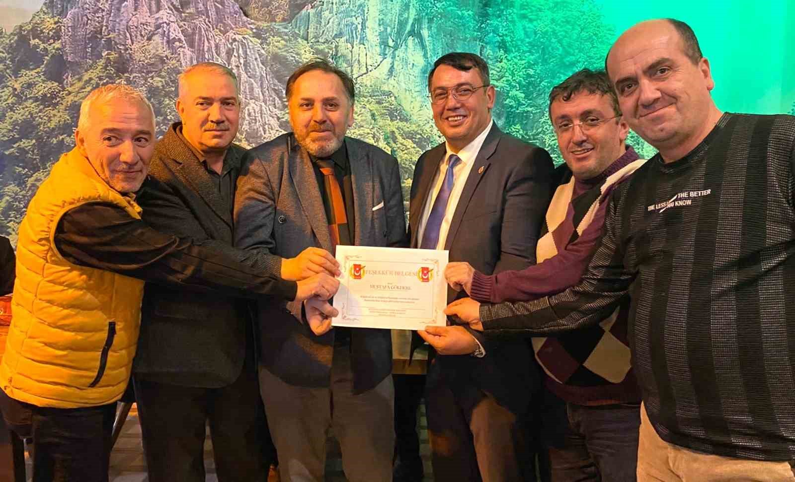 Kütahya’da basın mensupları Gazeteciler Cemiyeti’nin etkinliğinde bir araya geldi