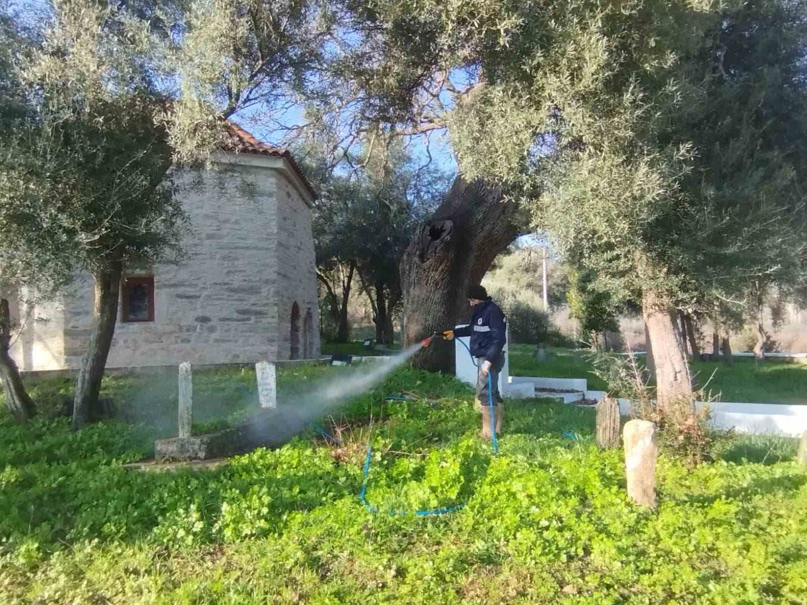 Aydınbey Türbesi bakıma alındı
