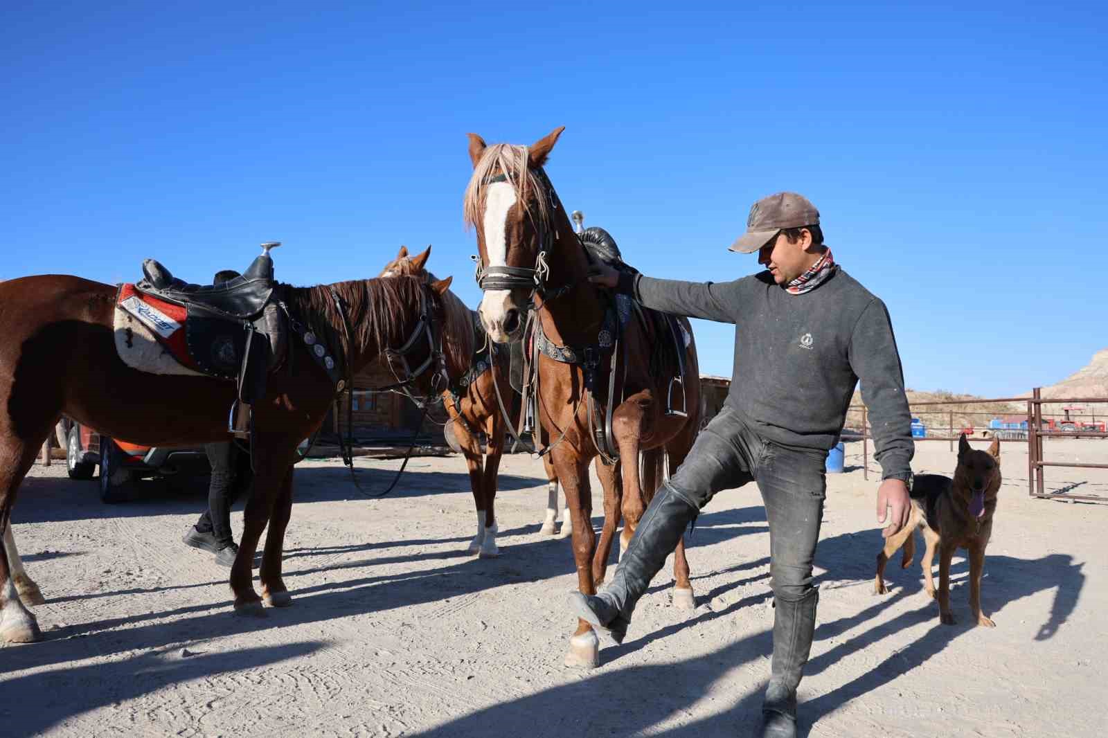 Kapadokya’da at turlarına ilgi artıyor