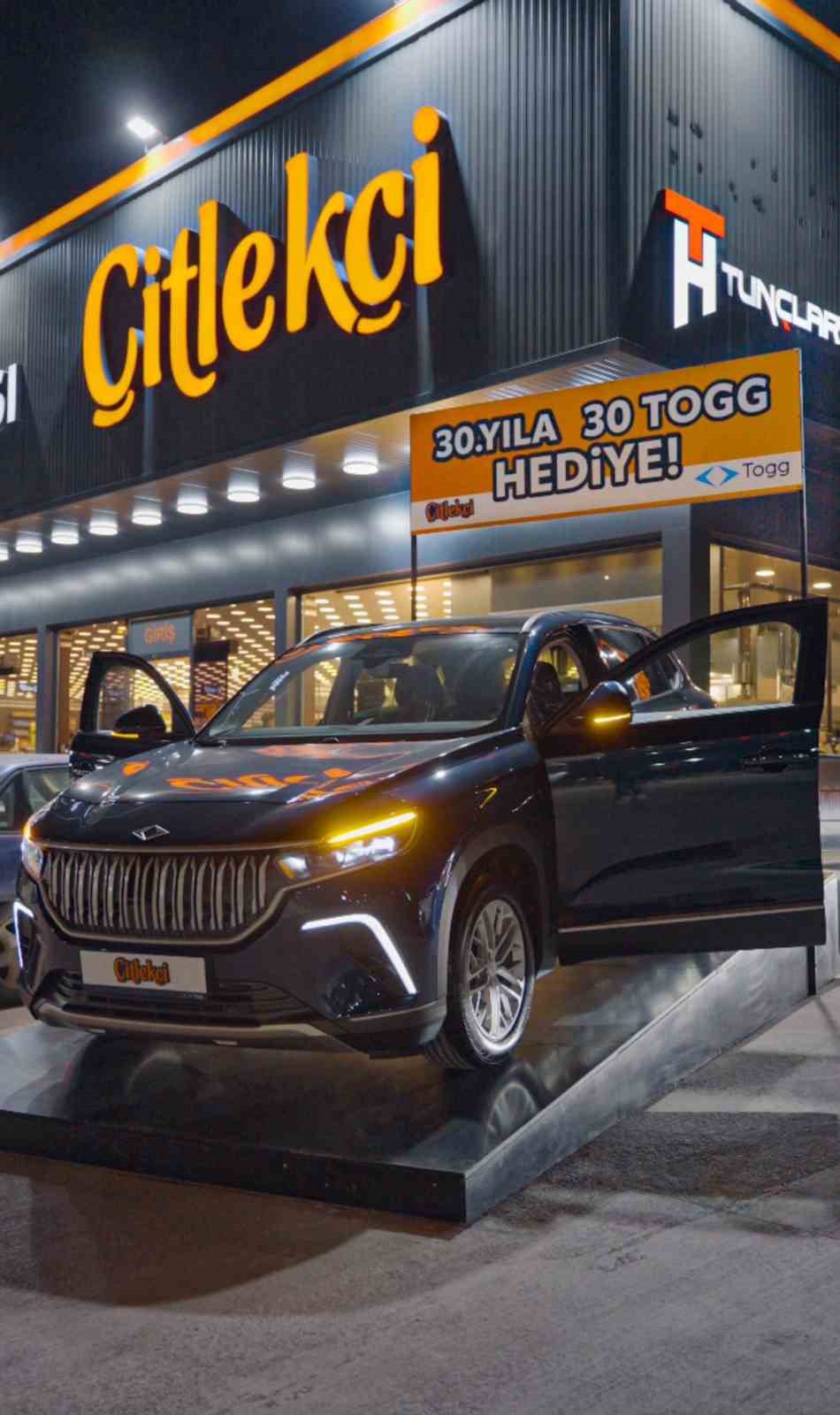 &Ccedil;itlek&ccedil;i&rsquo;den 30 kişiye 30 TOGG
