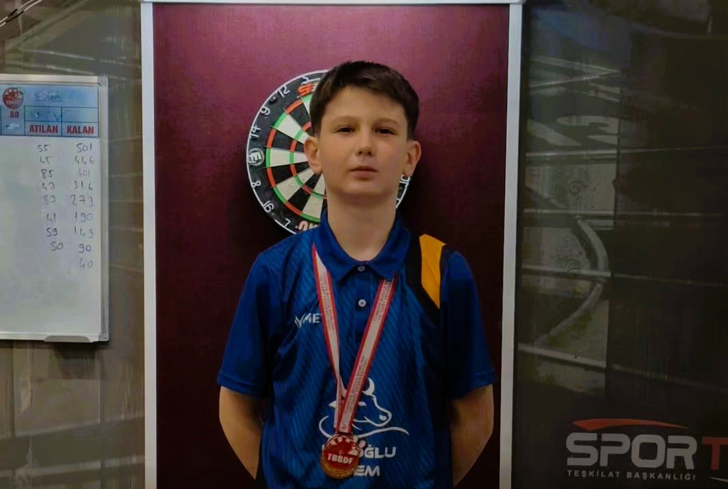 Tavas’ın evlatları dartta zafere ulaştı