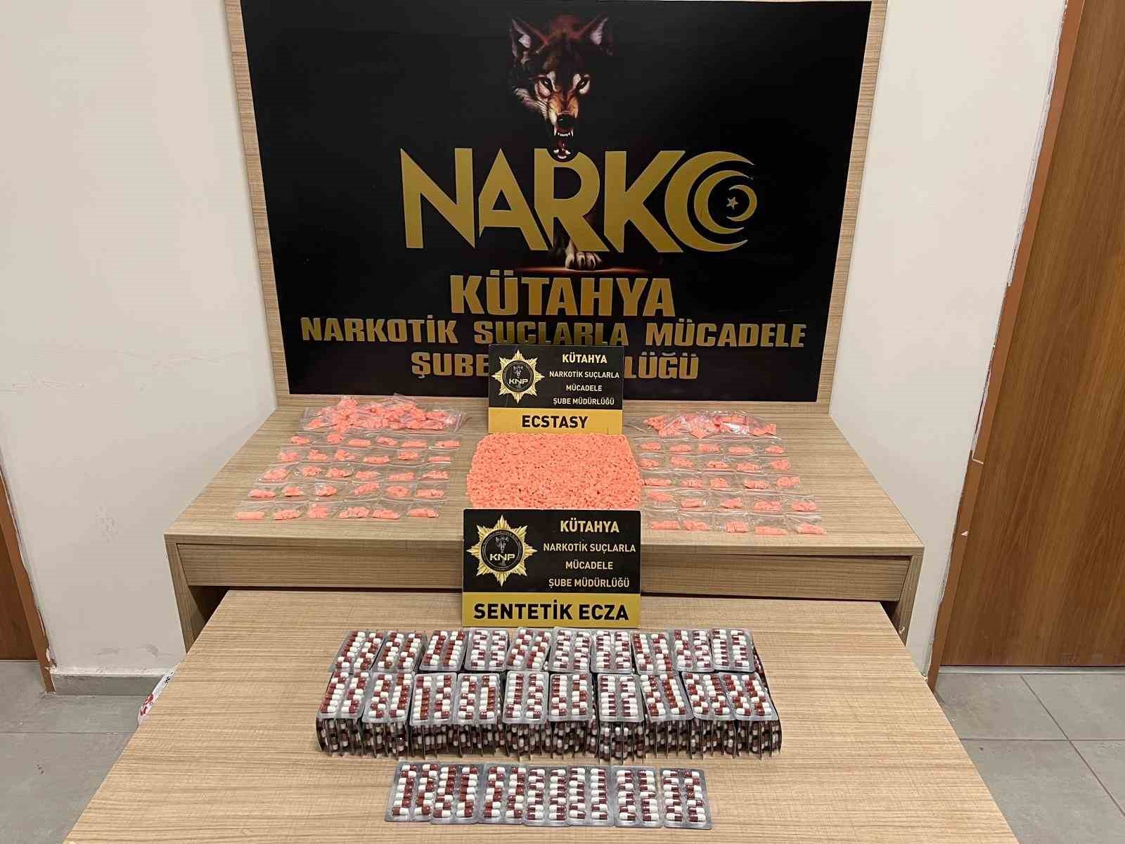 Kütahya’da uyuşturucu operasyonu: 4 şüpheli tutuklandı