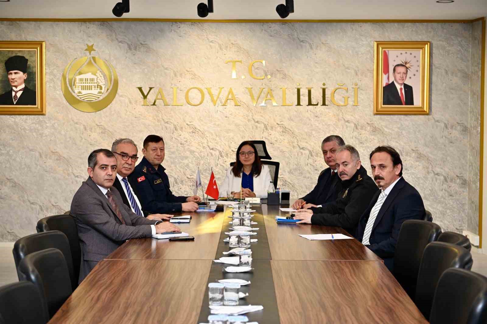 Yalova’da baraj güvenliği toplantısı