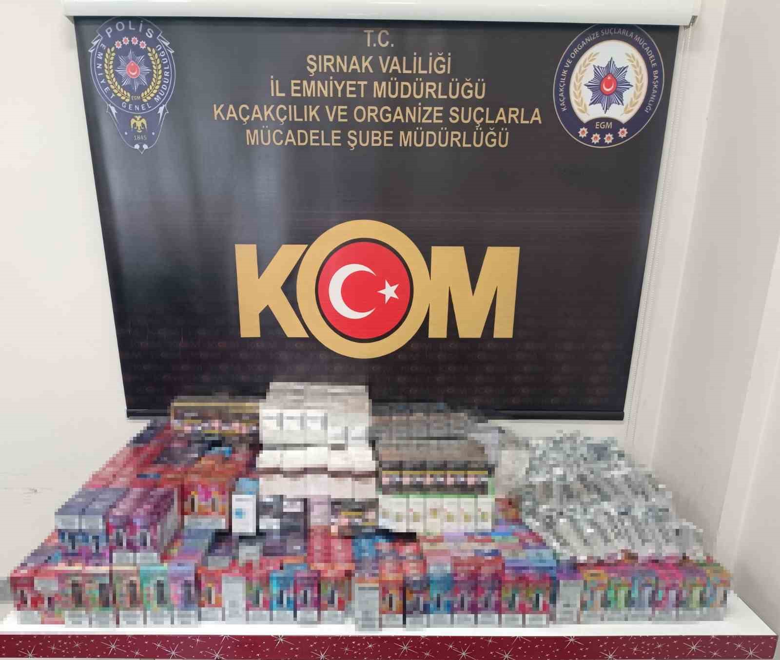 Şırnak’ta terör, kaçakçılık ve asayiş operasyonları 57 şüpheli hakkında işlem yapıldı