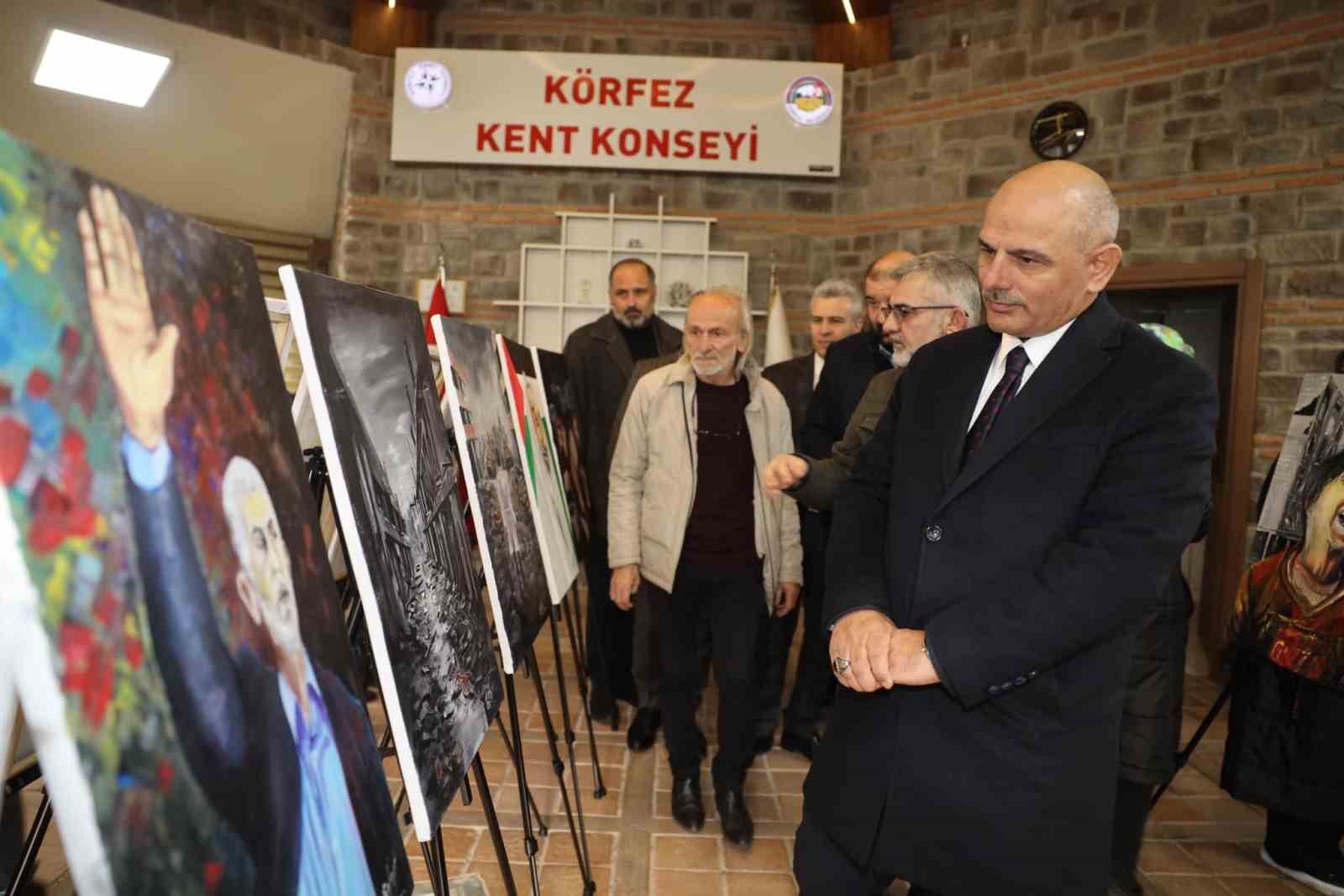 "Siyah Beyaz Gazze" sergisi duygulandırdı