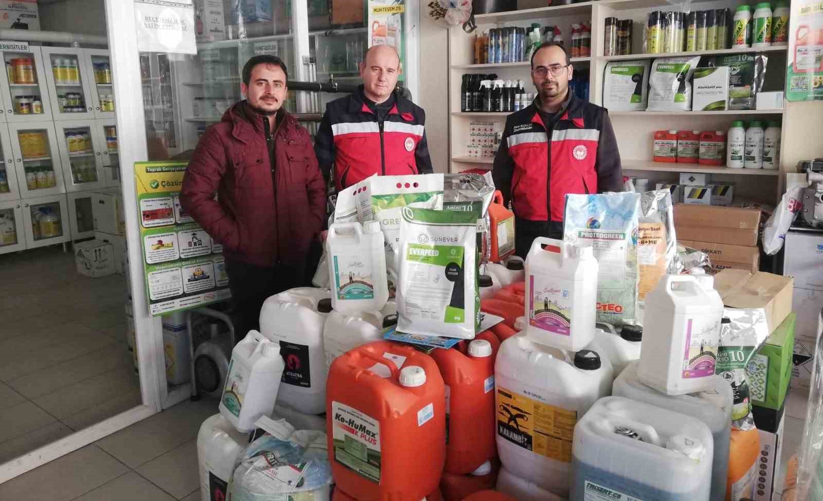 Kütahya’da gübre bayilerinde kontrol ve denetim