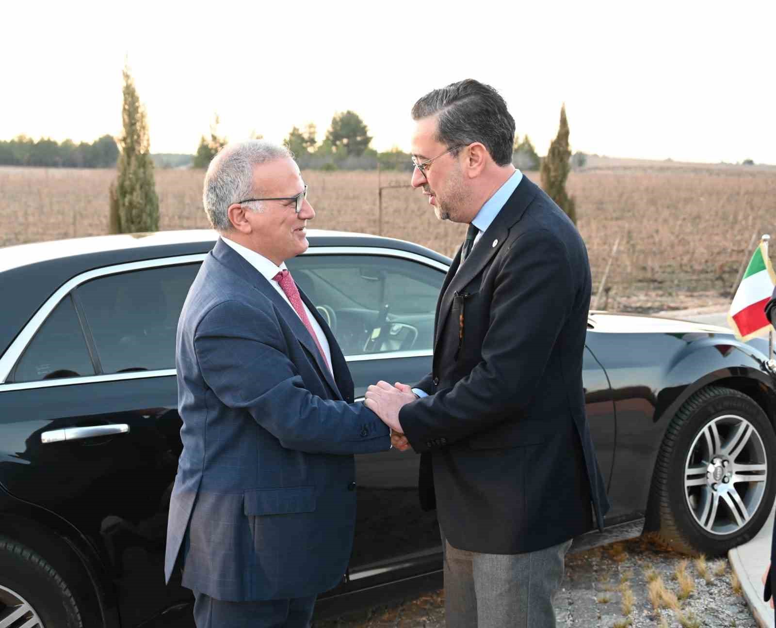 Denizli Sanayi Odası, İtalya Büyükelçisi Marrapodia’yı ağırladı