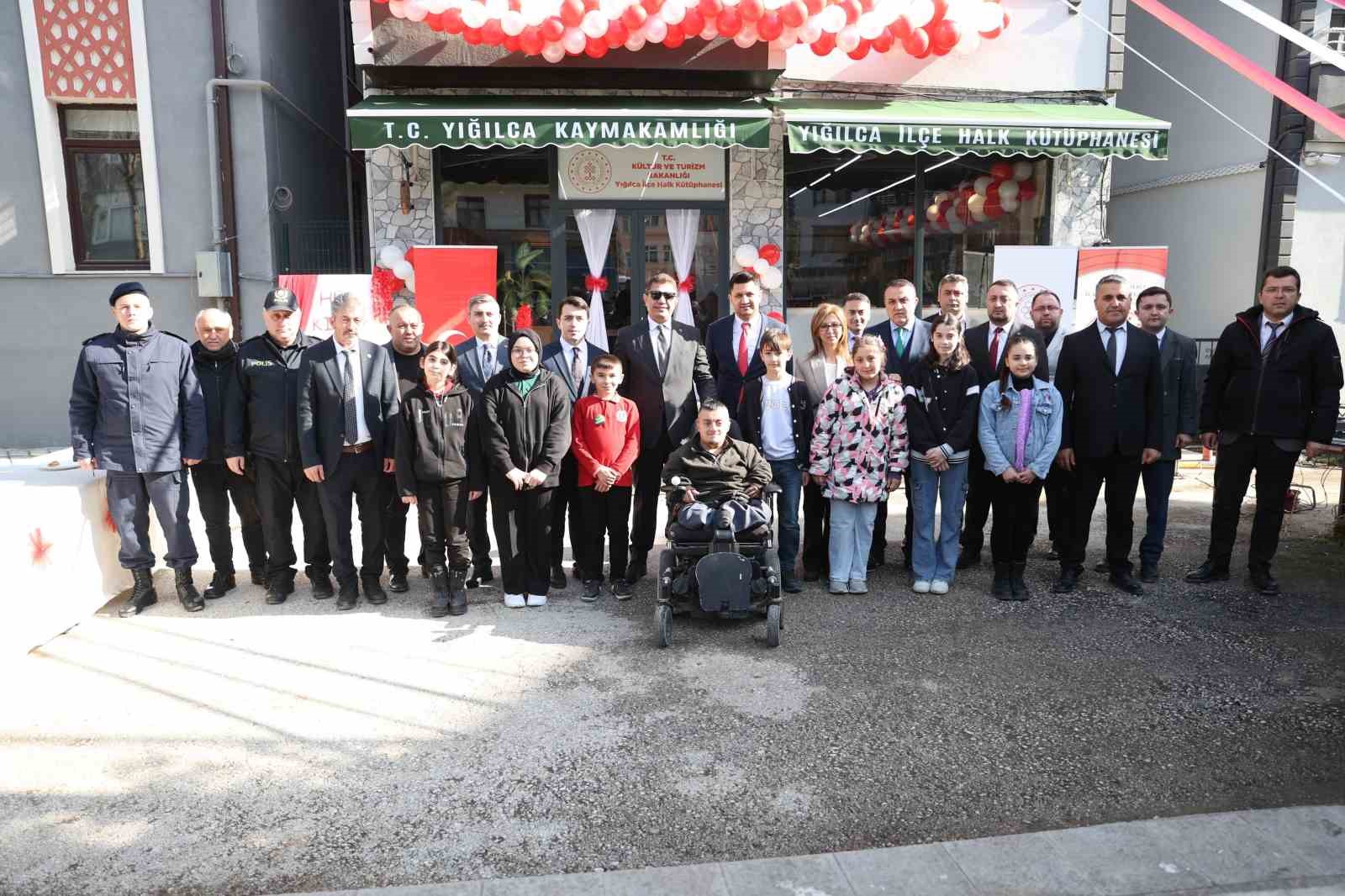 Yığılca’ya yeni halk kütüphanesi açıldı