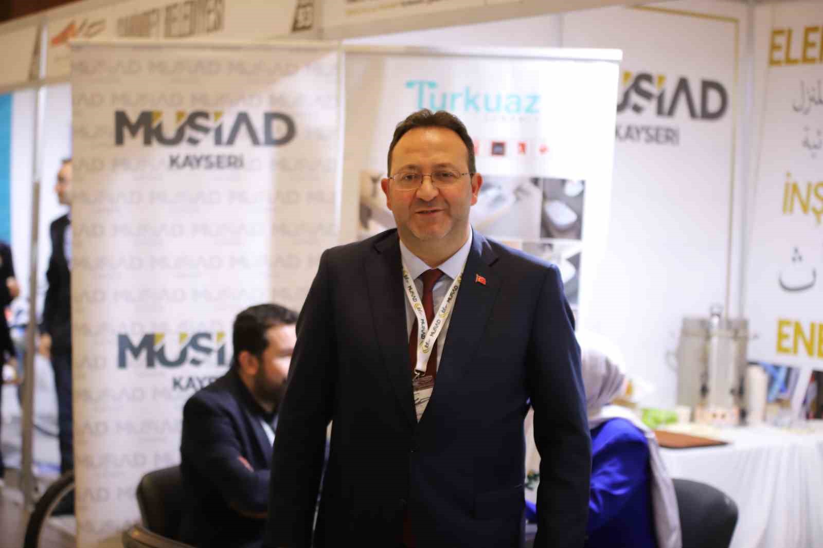 MÜSİAD Kayseri Şube Başkanı Akmermer: "Türkiye-Suriye ticaret hacmi 10 milyar dolara yükselecek"
