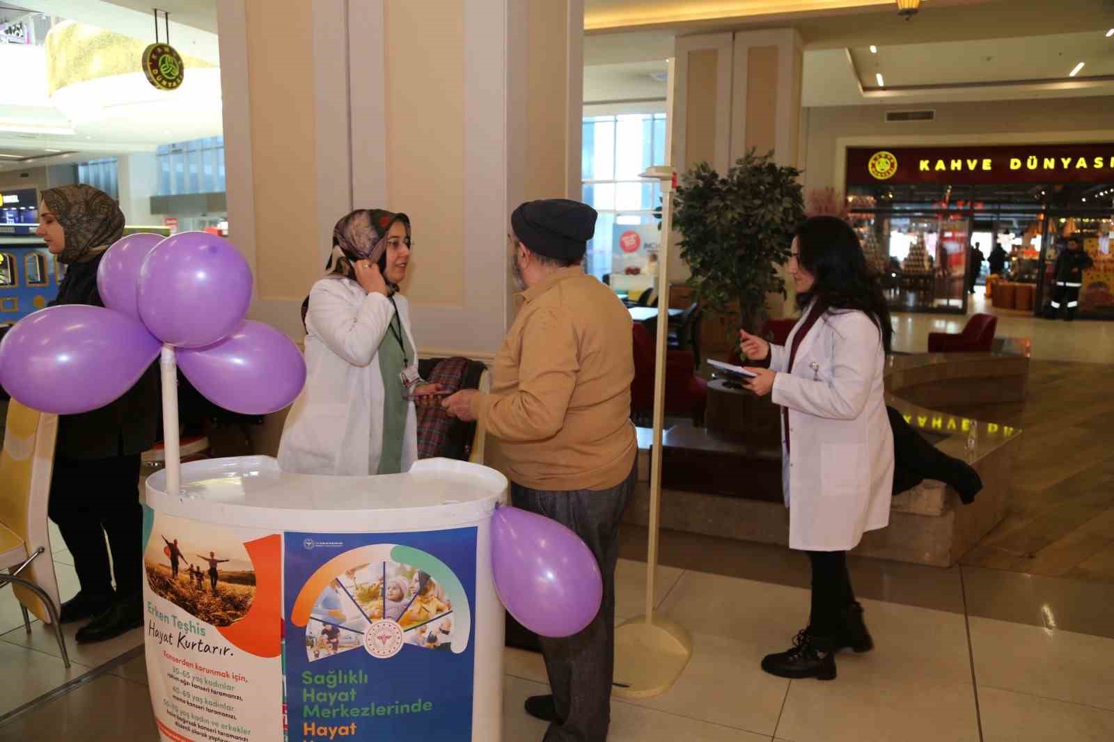 Erzurum’da Dünya Kanser Günü’nde farkındalık etkinliği