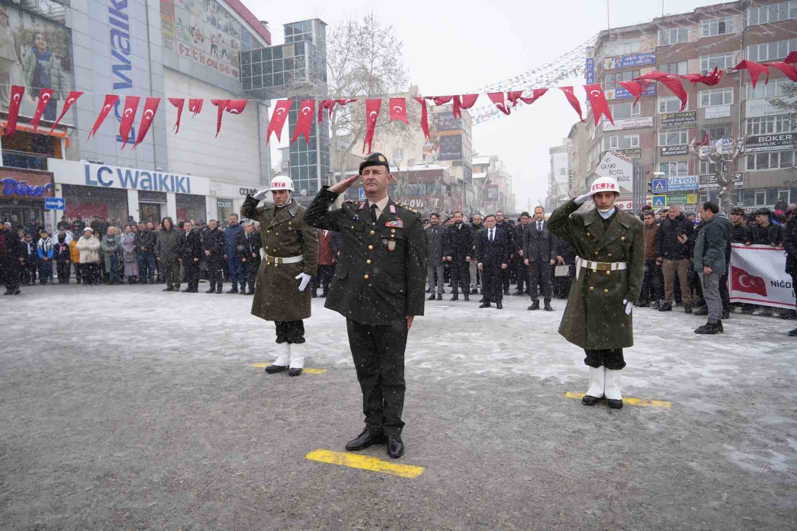Atatürk’ün Niğde’ye gelişinin 91. yıldönümü kutlandı