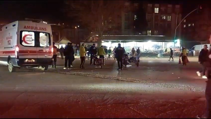 Gaziantep’te motosikletler çarpıştı: 2 yaralı