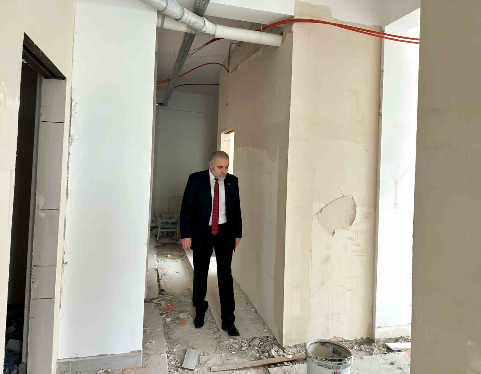 İki mahalleye hizmet verecek sağlık merkezinde sona gelindi