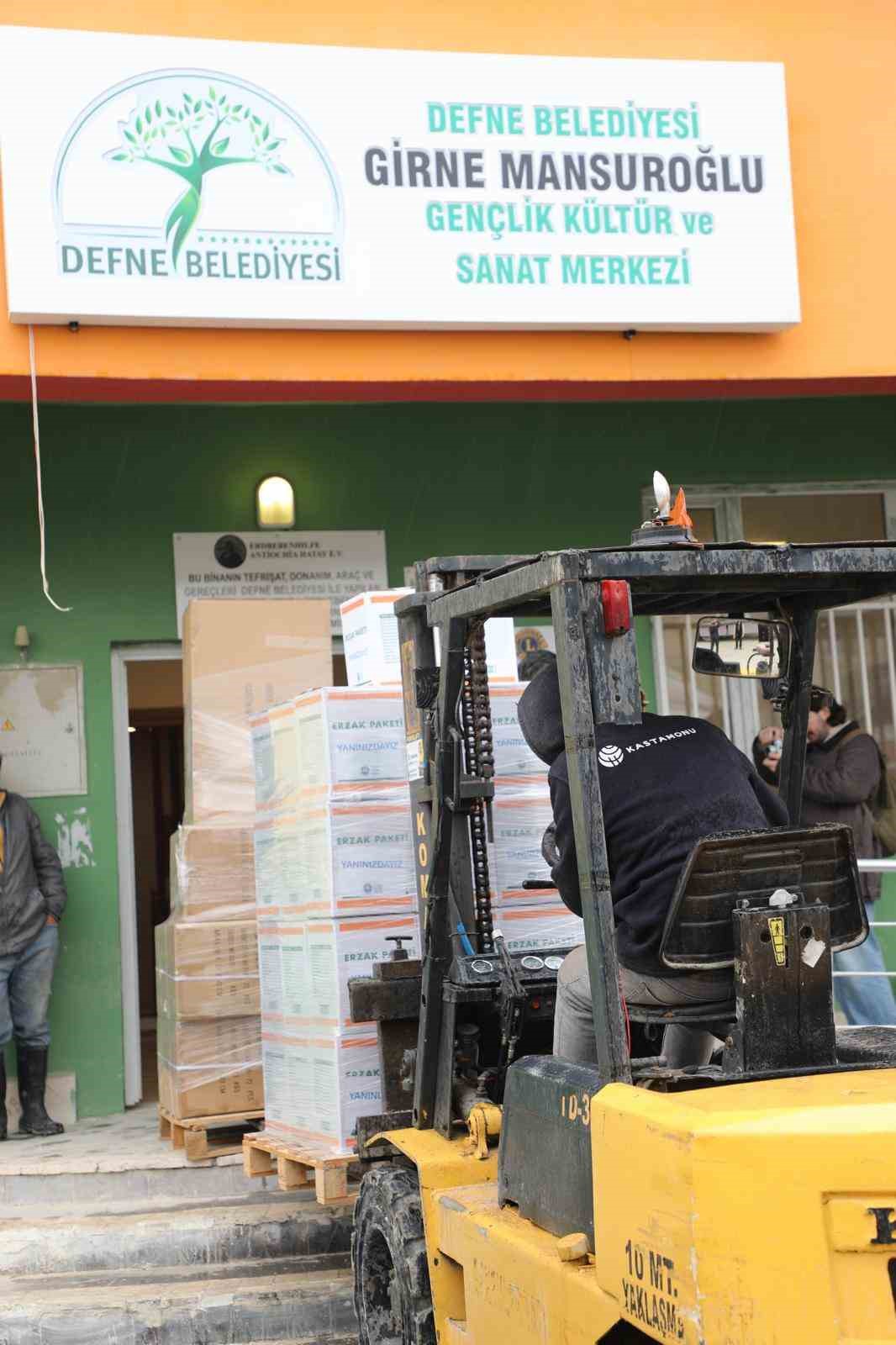 Depremin ikinci yılında Hatay’a destek
