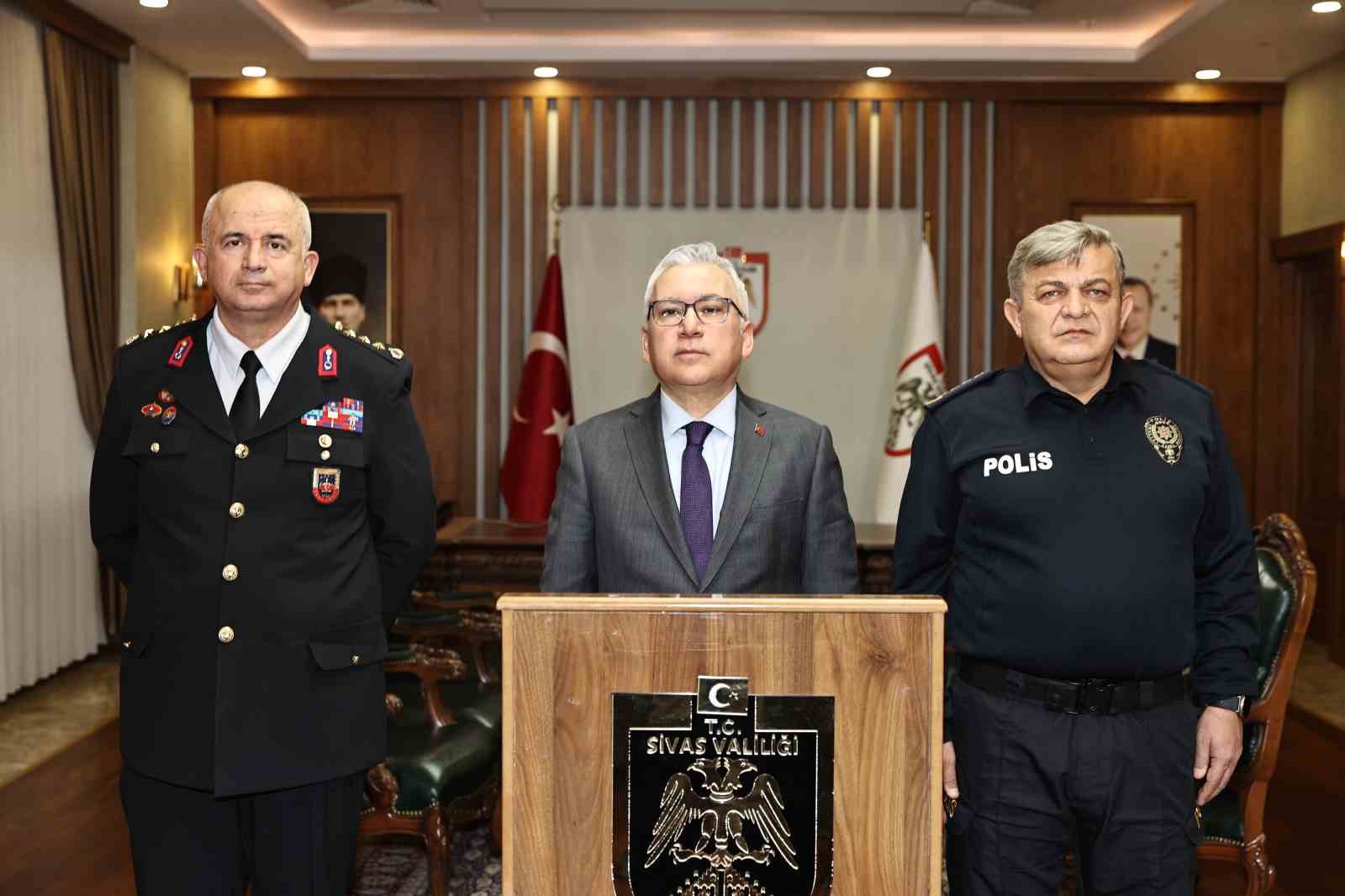 Sivas’ta asayiş olayları geçen yıla göre yüzde 23 azaldı
