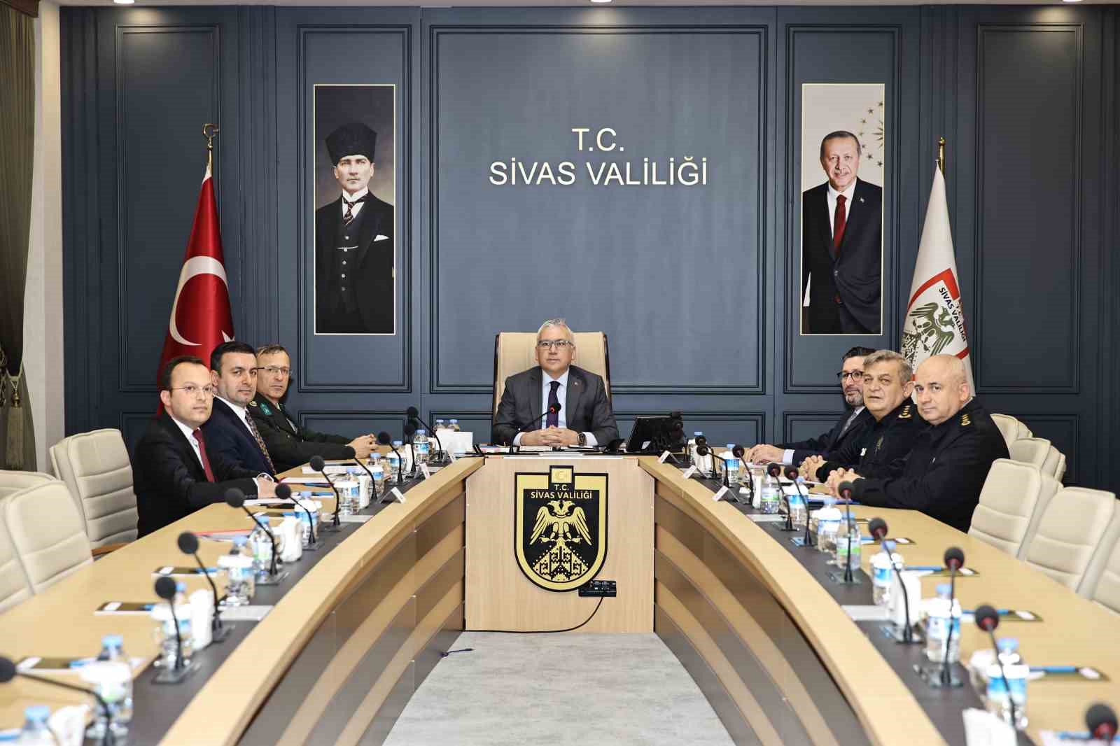 Sivas&rsquo;ta asayiş olayları ge&ccedil;en yıla g&ouml;re y&uuml;zde 23 azaldı
