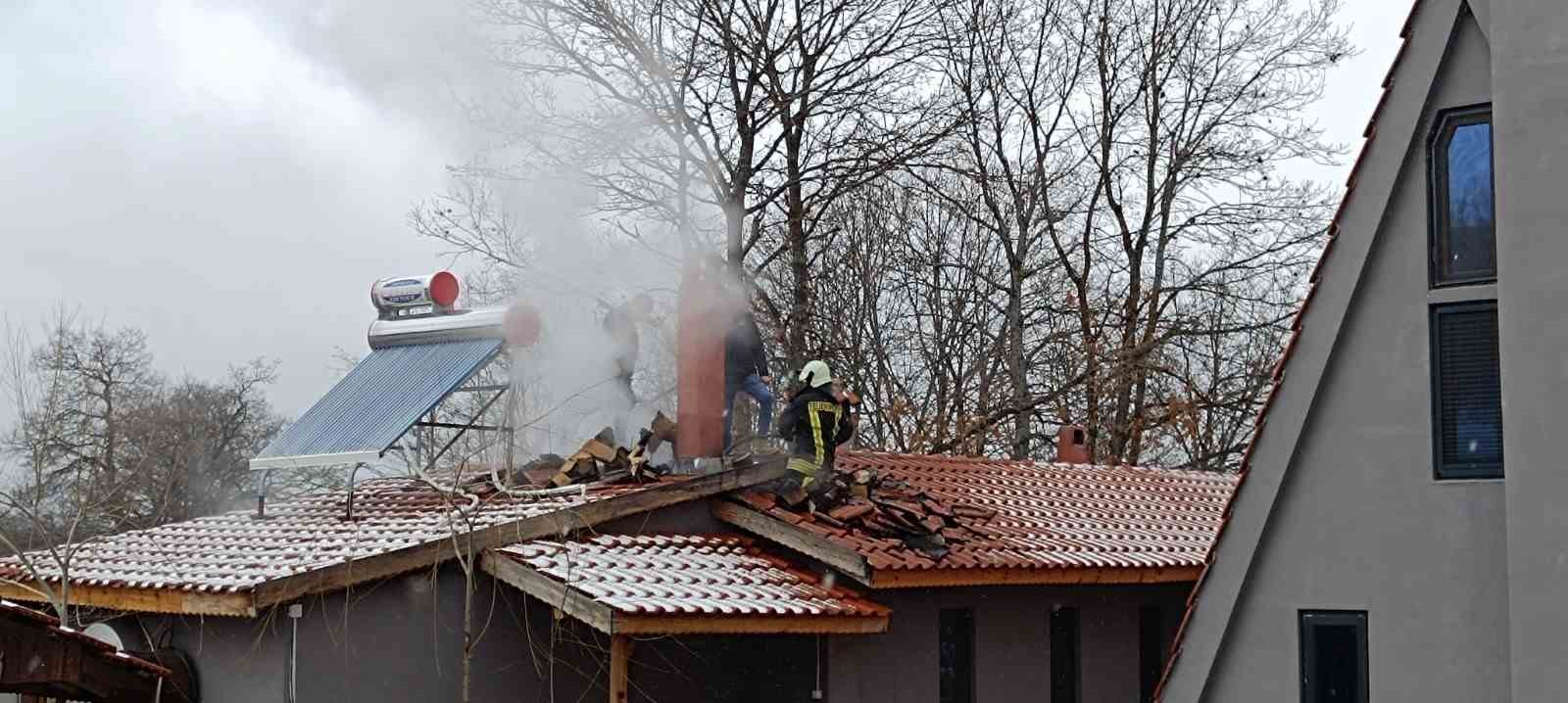 Bilecik&rsquo;teki at &ccedil;iftliğinde &ccedil;ıkan yangın b&uuml;y&uuml;meden s&ouml;nd&uuml;r&uuml;ld&uuml;
