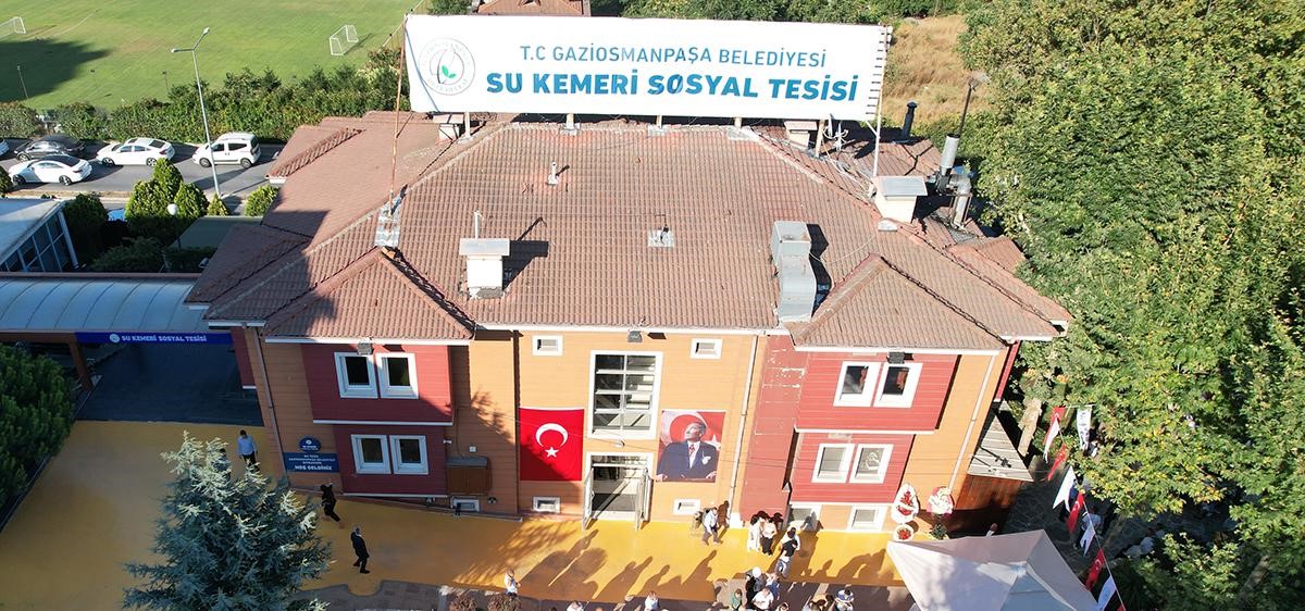 Şehrin i&ccedil;inde keyifli bir mola: Gaziosmanpaşa Su Kemeri Sosyal Tesisi
