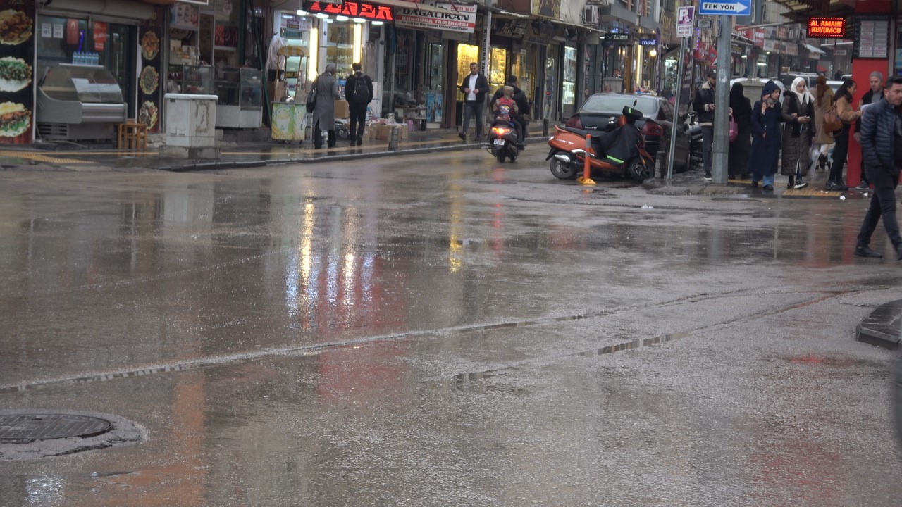 Kilis&rsquo;te sağanak yağış
