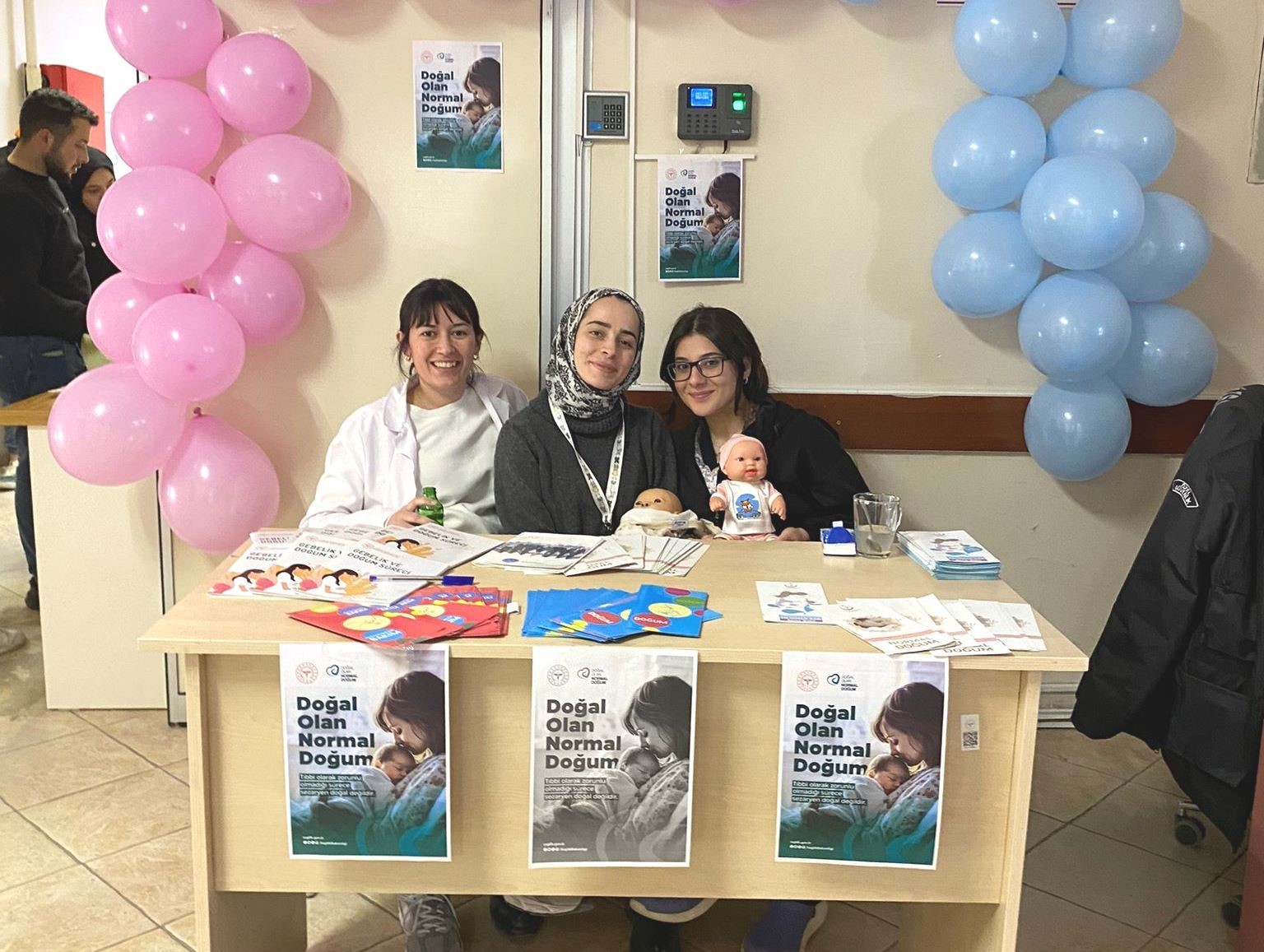 Hisarcık Devlet Hastanesinde doğum standı