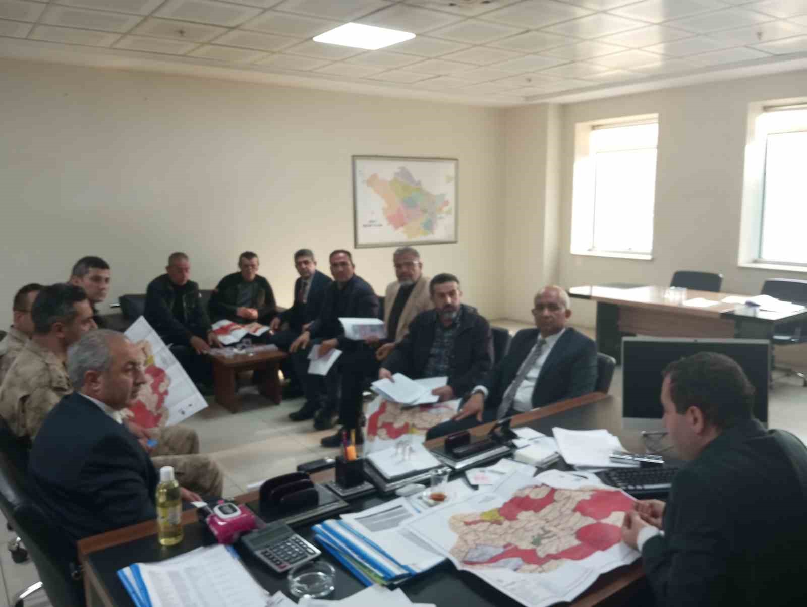 Siirt’te av dönemi komisyonu toplantısı