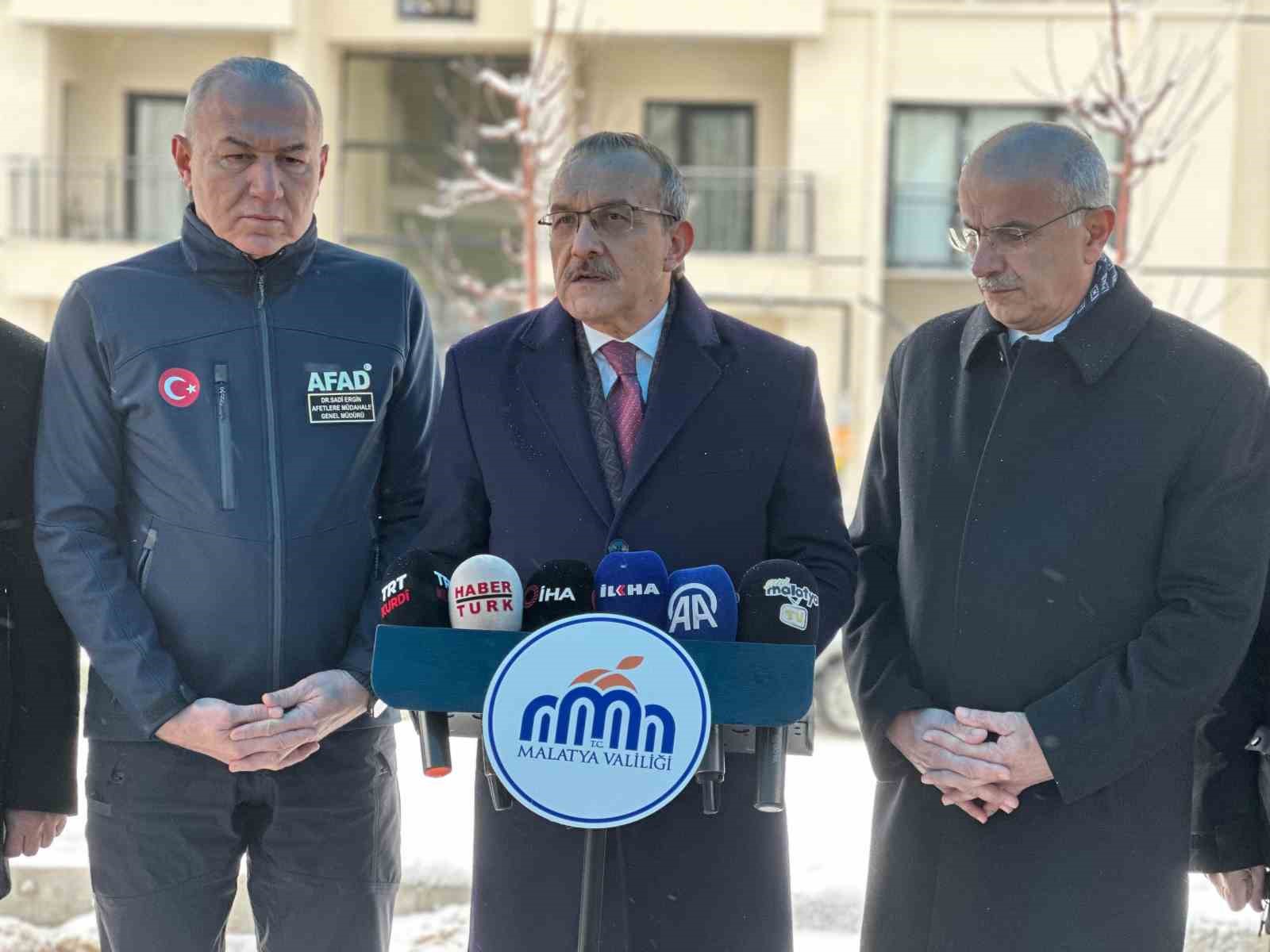 Malatya Valisi Seddar Yavuz: "Depremin yaralarını hep birlikte saracağız"