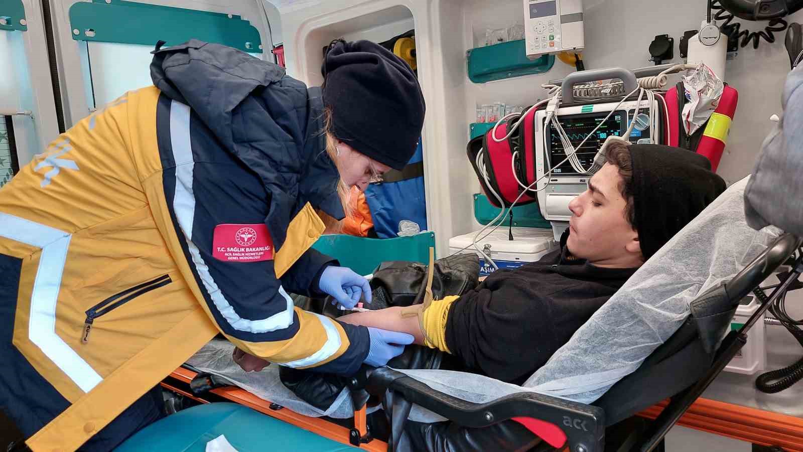 Samsun’da motosiklet kazası: 2 yaralı