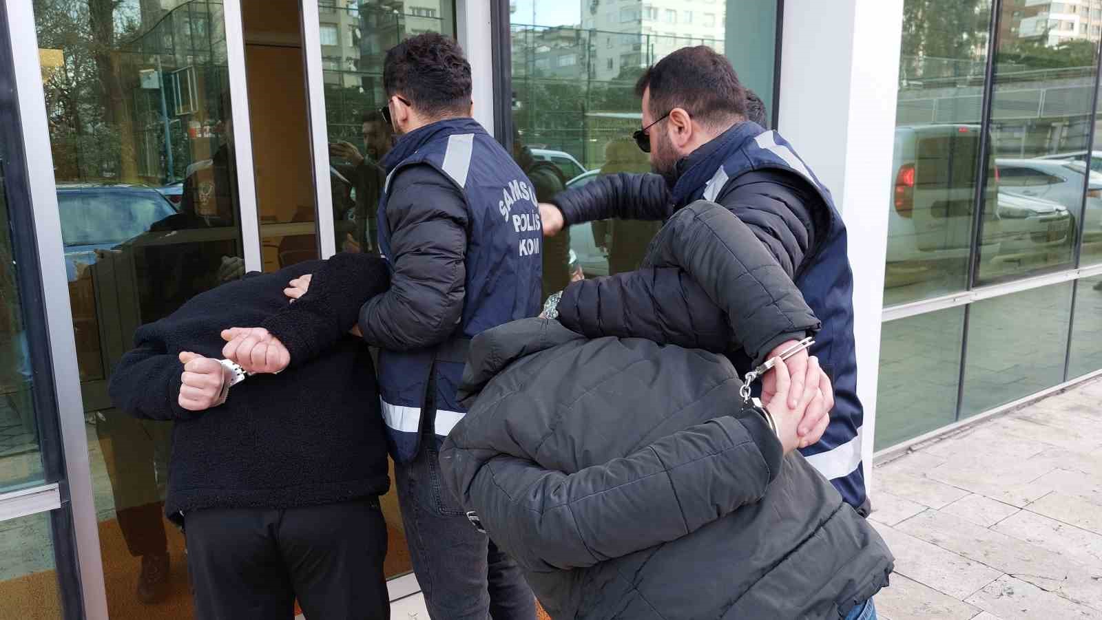 Samsun’da silah operasyonunda yakalanan 2 kişi tutuklandı