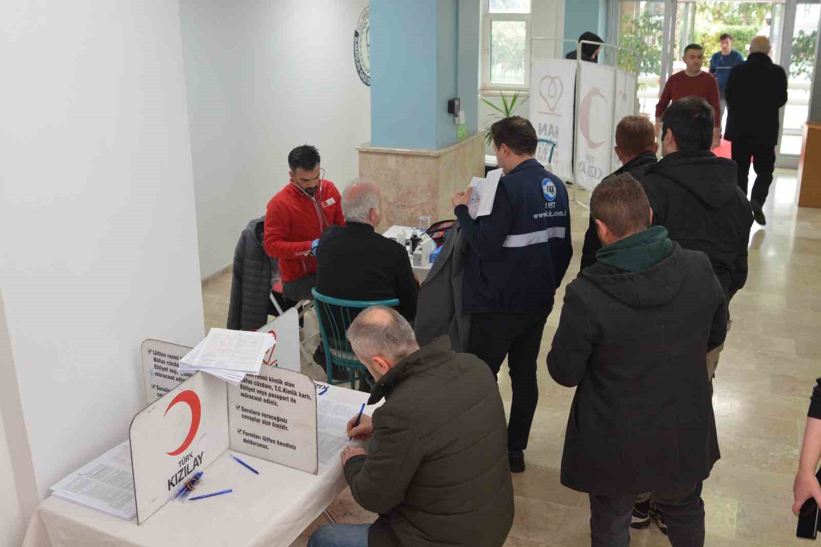 Devlet hastanesinde kan bağışı kampanyası