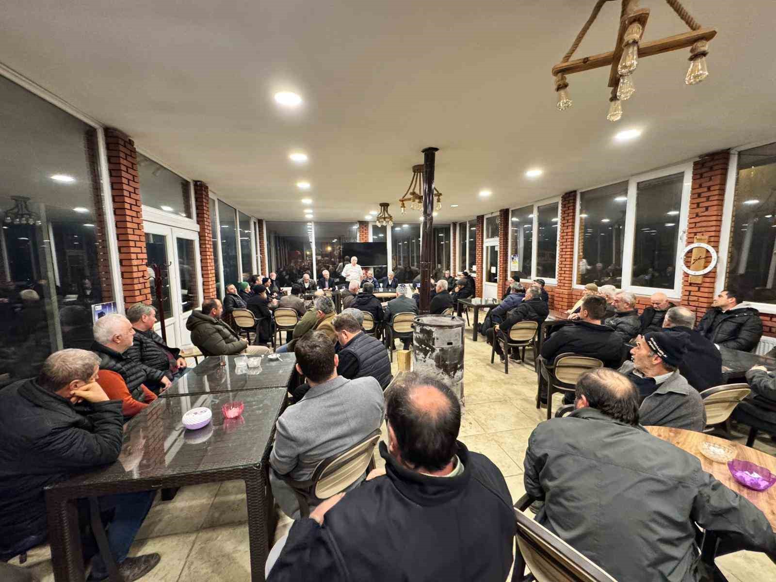 Hidamet Asa, Boyalıcalı zeytin &uuml;reticileriyle buluştu
