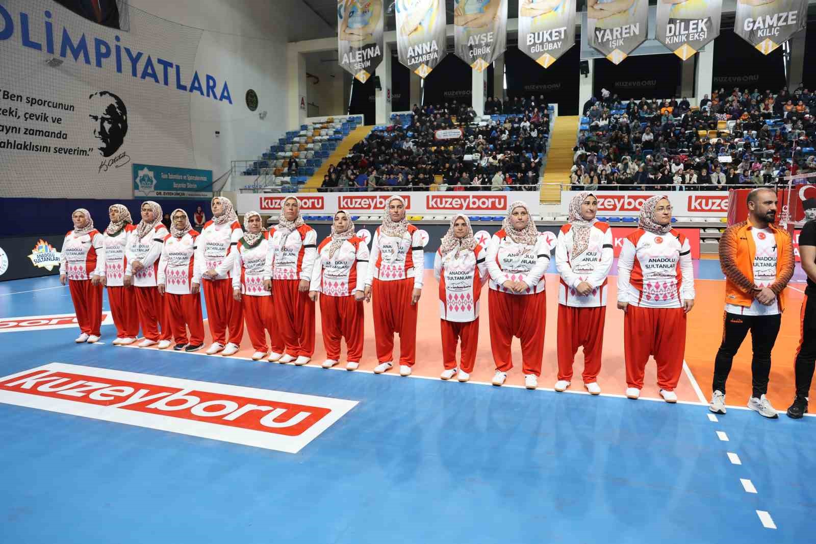 Şalvarlı Anadolu kadınları, Kuzeyboru ile karşı karşıya geldi