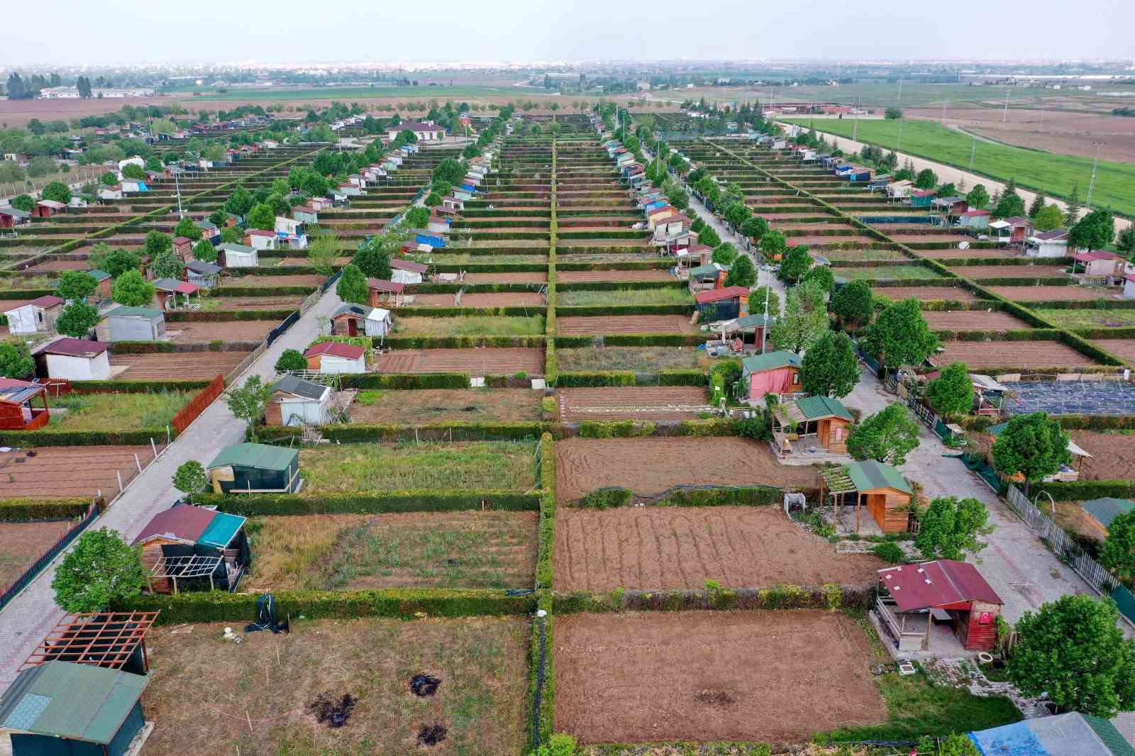 Meram Hobi Bahçeleri’nde hak sahipleri belli oldu