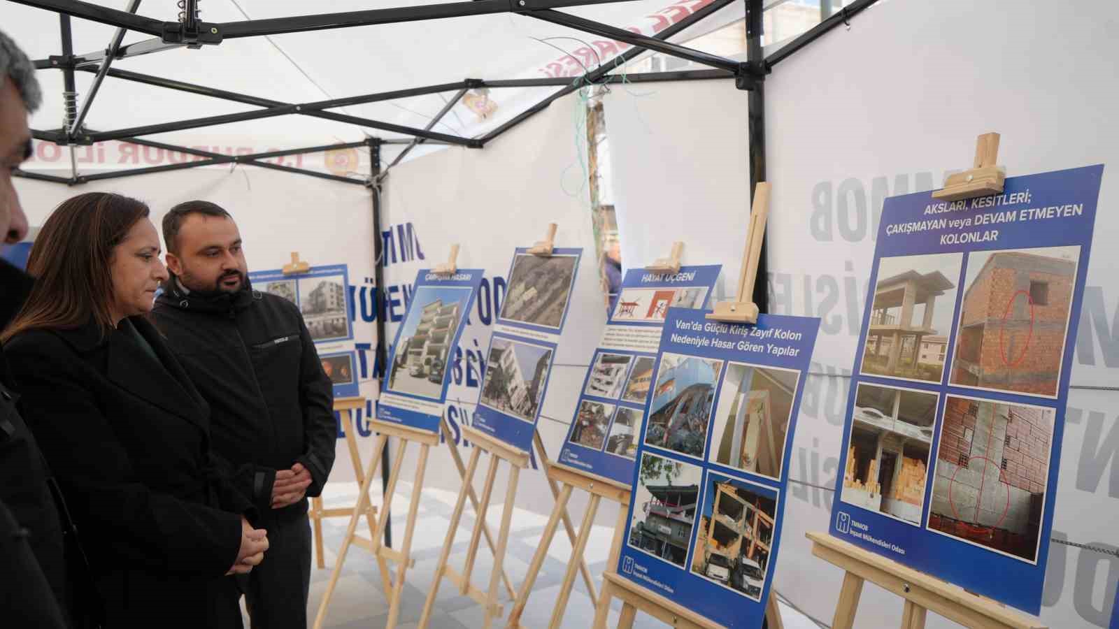 Burdur’da 6 Şubat depremleri anısına fotoğraf ve malzeme sergisi açıldı