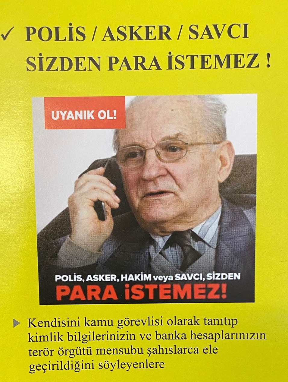 Buldan polisi vatandaşları dolandırıcılara karşı bilgilendirdi