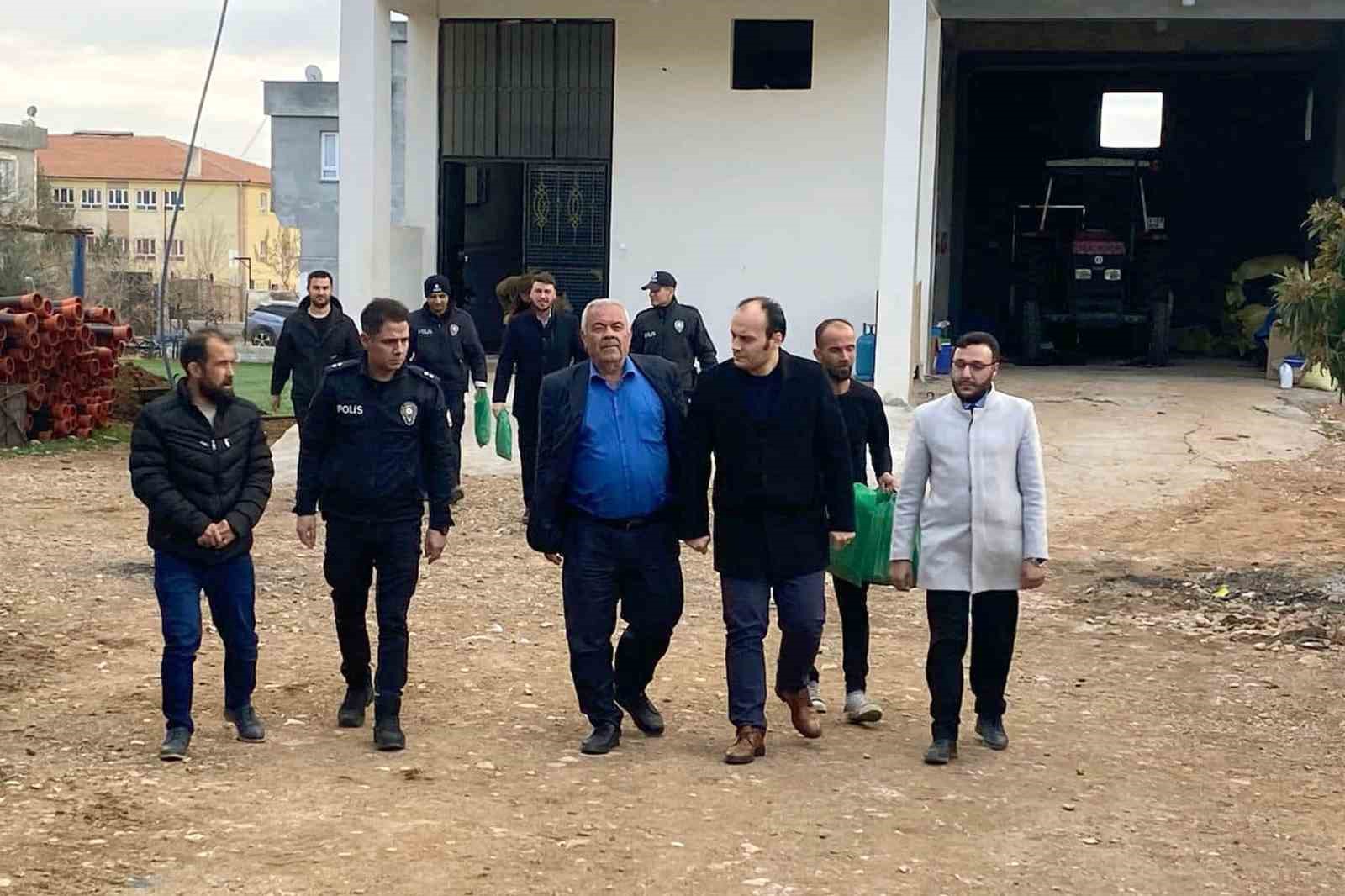 İşçimen’den depremde hayatını kaybeden polis memurunun ailesine ziyaret