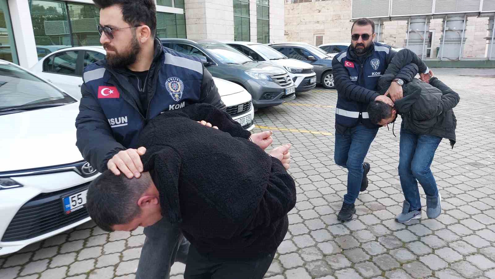 Samsun’da silah operasyonunda yakalanan 2 kişi tutuklandı