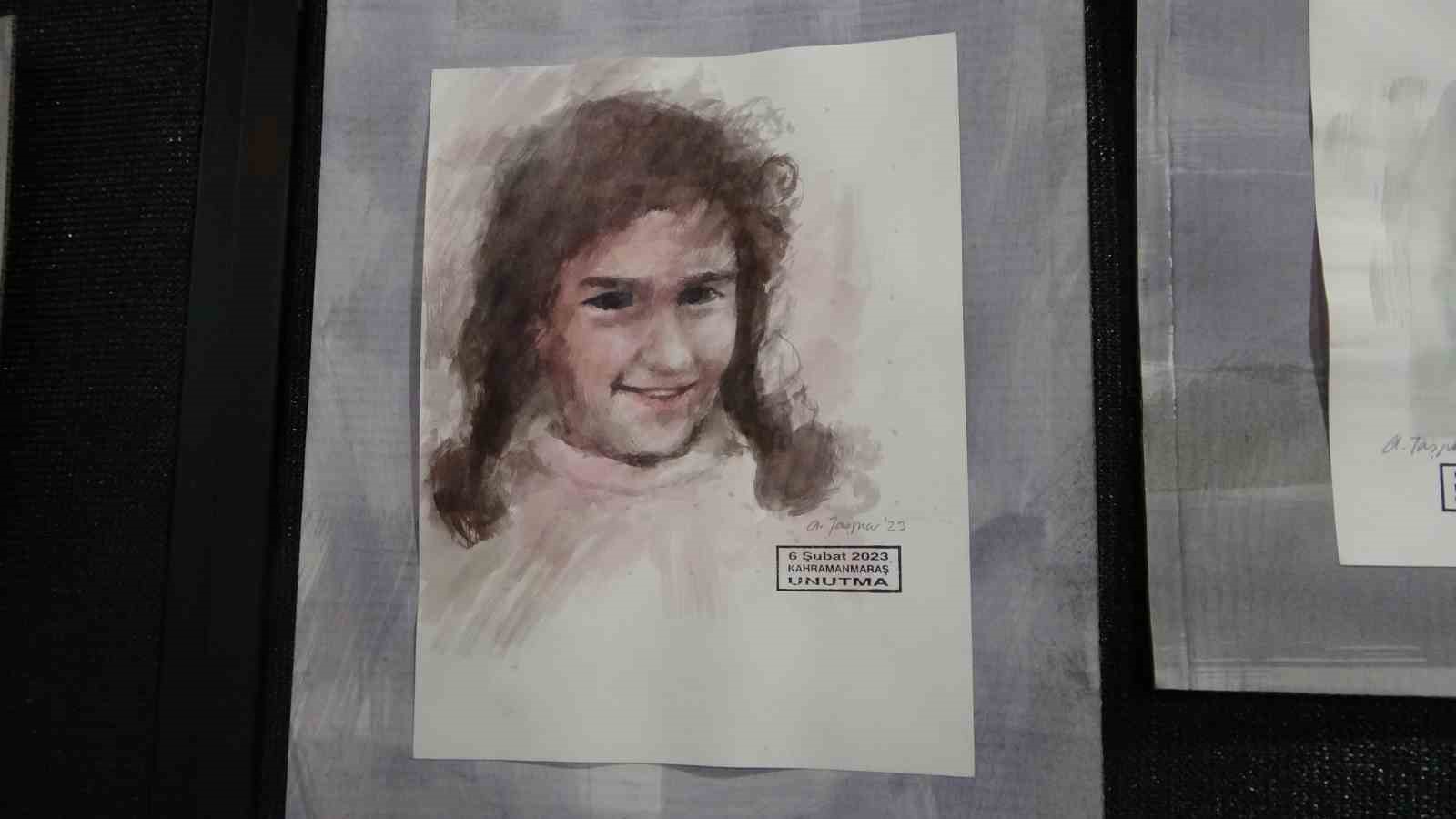 Menteşe&rsquo;de &rsquo;Unutma&rsquo; resim sergisi ile depremde kaybedilenler anıldı
