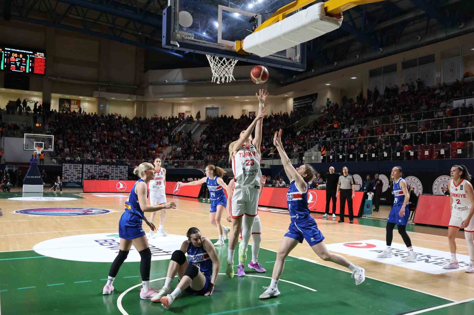 FIBA Kadınlar Avrupa Şampiyonası Grup Elemeleri: Türkiye: 83 - İzlanda: 76