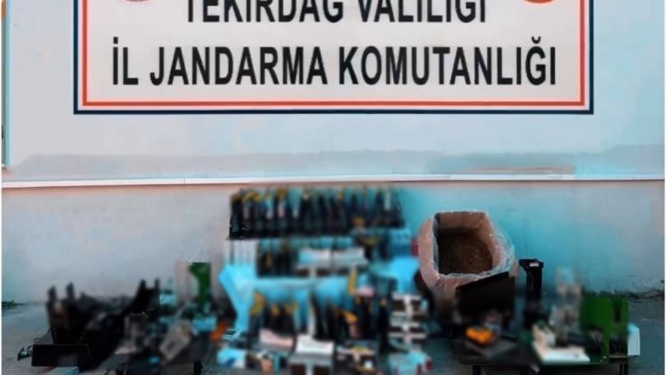 Tekirdağ’da dev operasyon... Uyuşturucu, tütün, silah ve tarihi eser ele geçirildi: 8 gözaltı