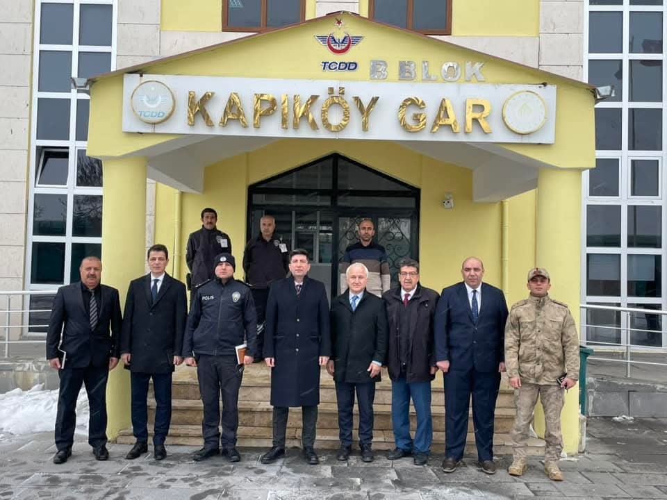 Kaymakam Gürdal Kapıköy Gar Şefliğinde incelemelerde bulundu