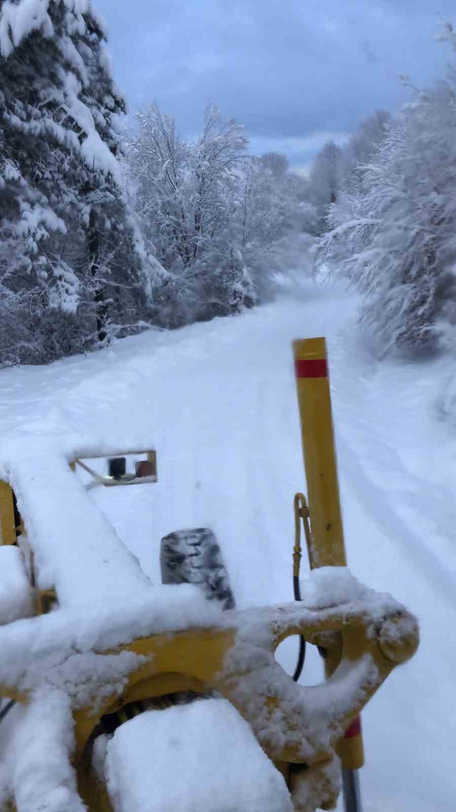 Zonguldak’ta kapalı 142 köy yolunu açma çalışmaları sürüyor