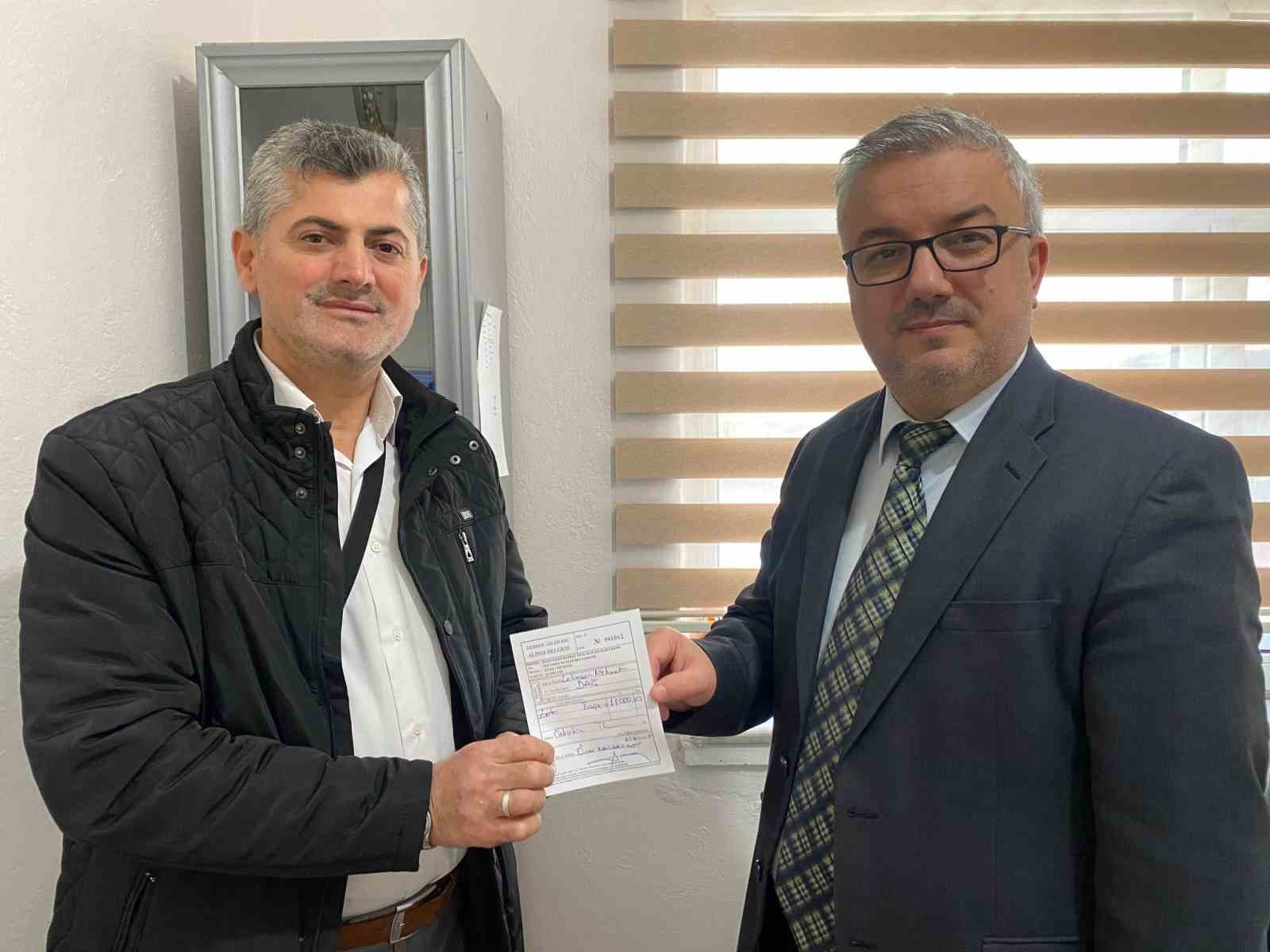 Gediz’de Kur’an Kursu inşaatına destekler devam ediyor