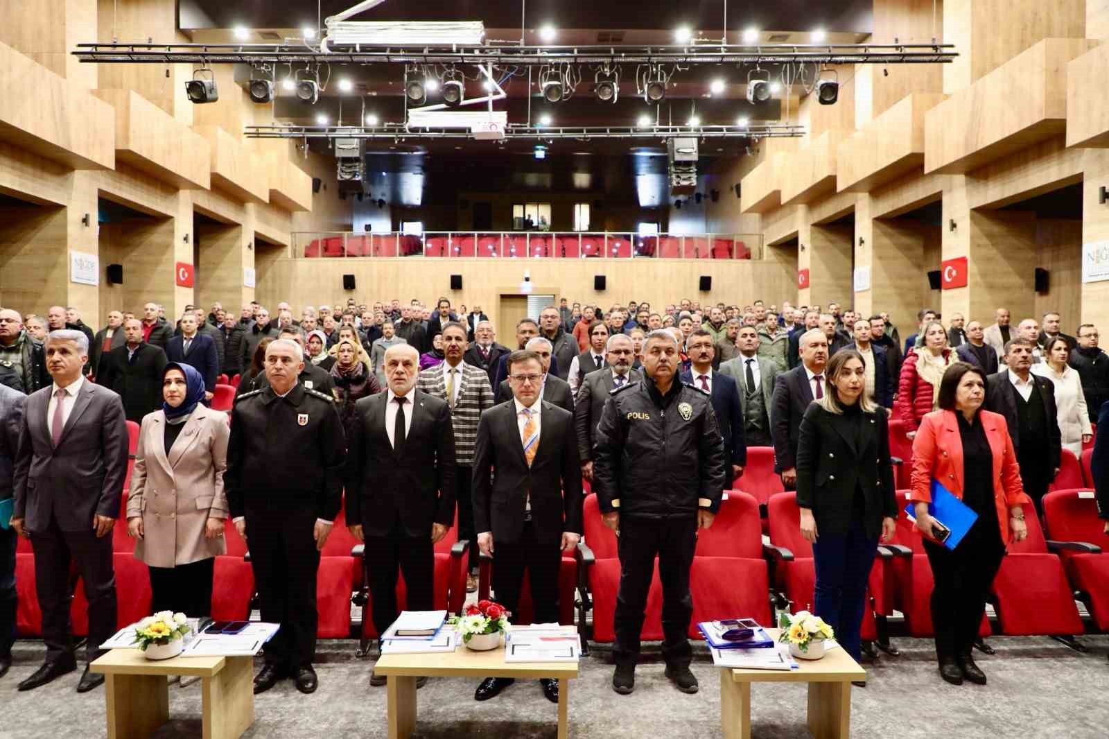 Niğde’de okul güvenliği toplantısı yapıldı
