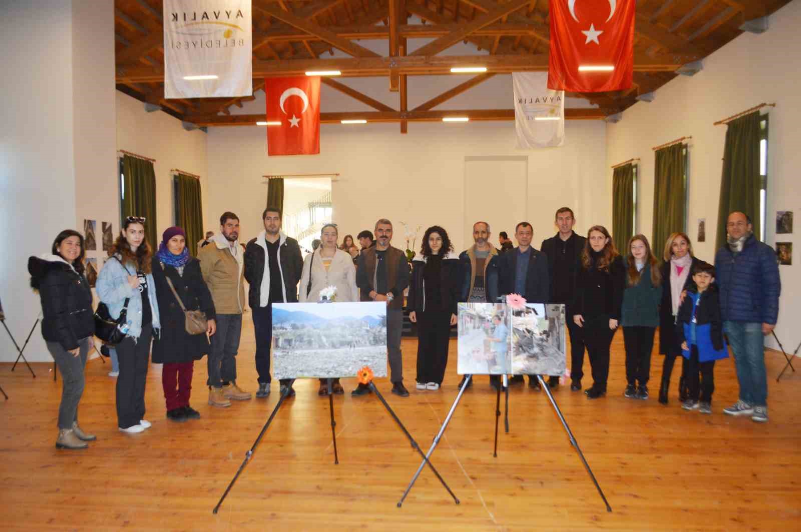 Ayvalık’ta "Kadim Şehir Antakya" sergisi acıları bir kez daha hatırlattı