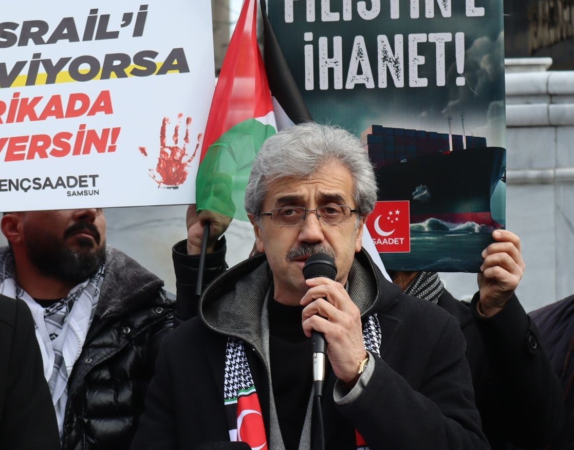 Samsunlulardan ABD ve İsrail’e tepki: "Gazze boşaltılamaz"