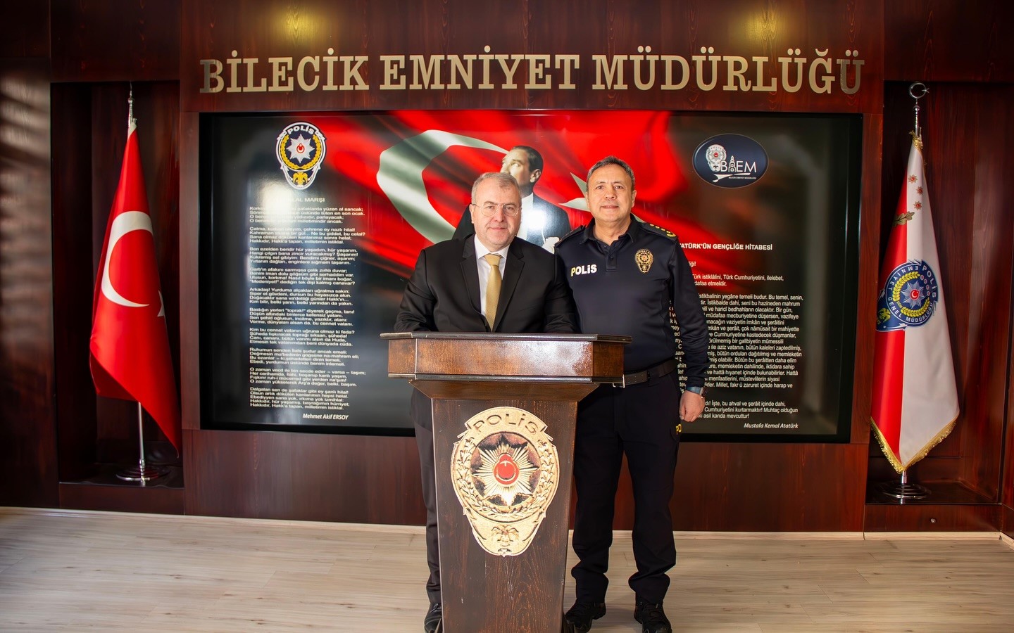 AK Parti heyetinden emniyet müdürlüğüne ziyaret