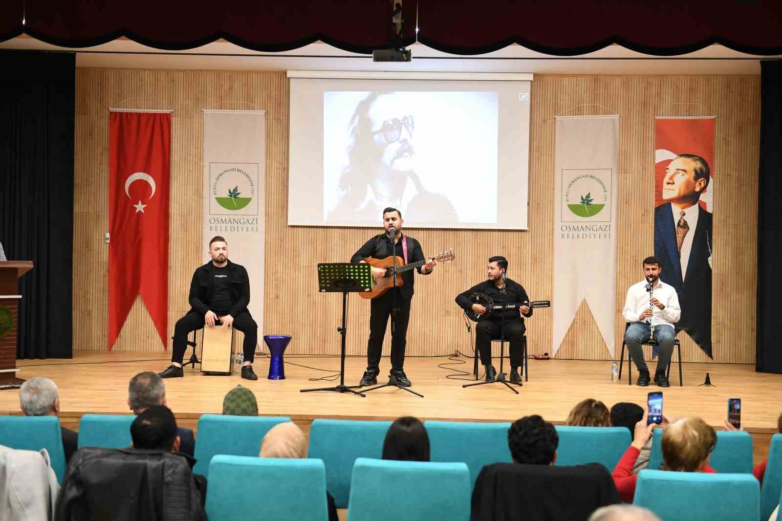 Osmangazi Belediyesi Cem Karaca’yı andı
