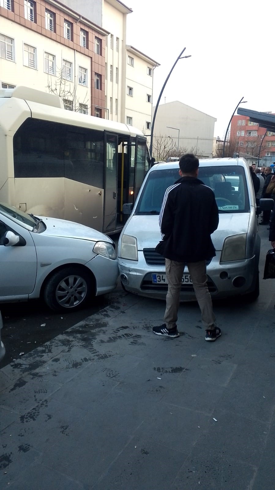 Batman’da zincirleme trafik kazası: 1 yaralı