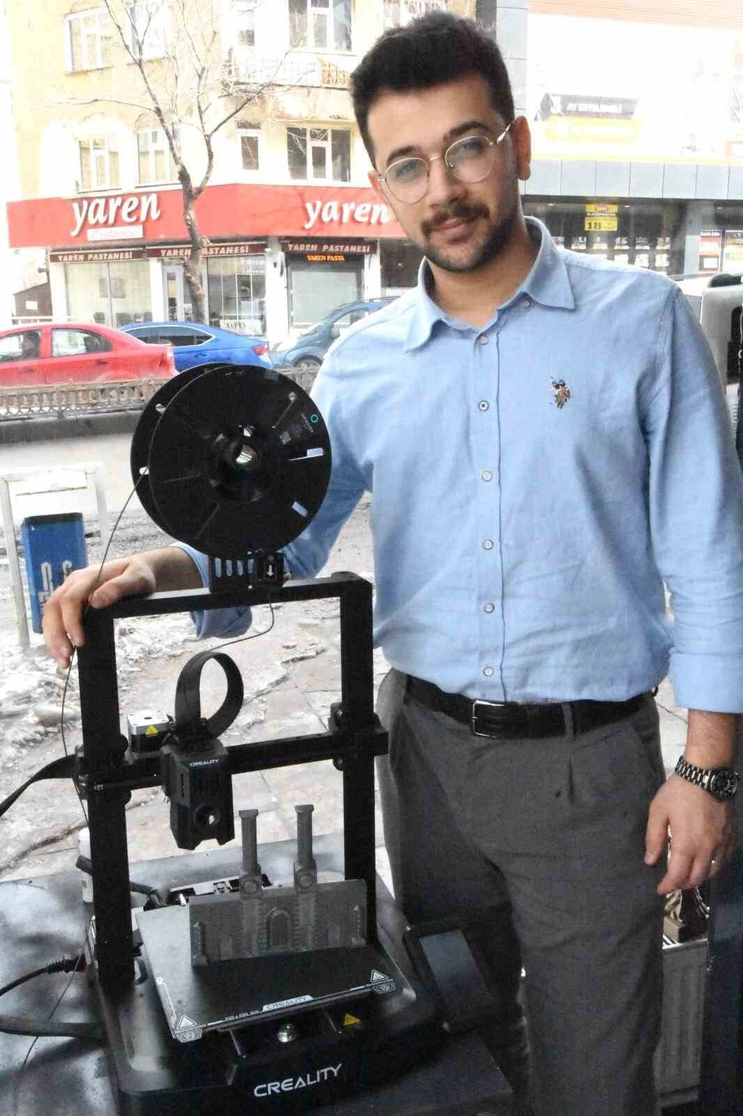 Erzurum, 3D yazılımla hızlı ve kaliteli &uuml;retime ge&ccedil;ti
